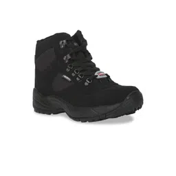 Liberty Men Black Trekking Shoes