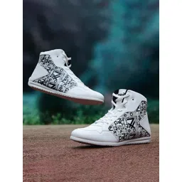 Liberty Men DUCANI Mid Top Printed Memory Foam Insole Sneakers