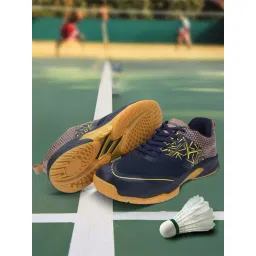 Liberty Men's Freedom UNESKO Navy Blue Badminton Shoes