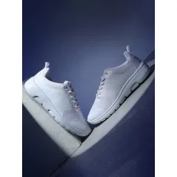 Liberty Men's White Running Shoes