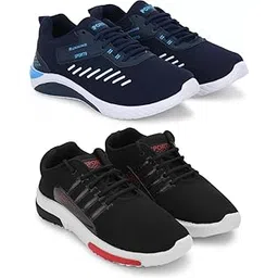 Lightweight Men’s Sports Shoes – Outdoor Running Pack of Two Multi