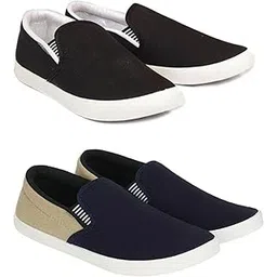 Lightweight Stylish and Trendy Walking Shoes Walking Shoes for Men |Pack of 2| Beige White