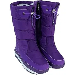 Little Surprise Box Purple Amethyst High Rise waterproof Winter Snow Boots for Women for minus temperature