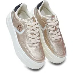 London Metallic Motion Gold Sneakers