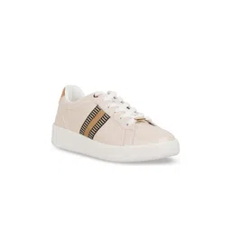 London Rag Women Beige Colourblocked Sneakers