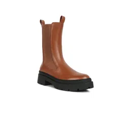 London Rag Women Block-Heeled Chelsea Boots