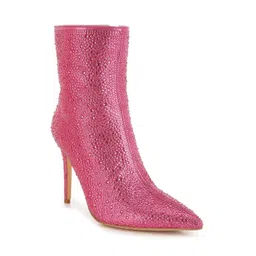 London Rag Women Embellished Stiletto Ankle Boots