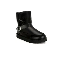 London Rag Women Heeled Buckle Strap Boots