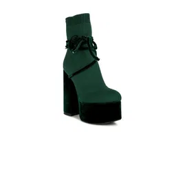 London Rag Women Platform Heel Winter Boots