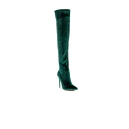 London Rag Women Pointed Toe Stiletto Heeled Slouchy Boots