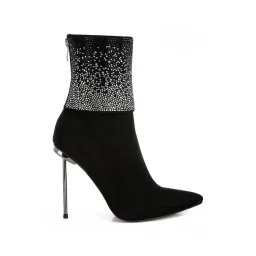 London Rag Women's Beige Stiletto Booties