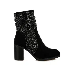 London Rag Women's Black Casual Booties