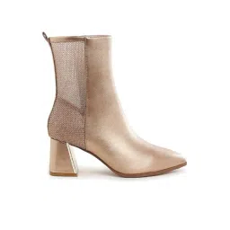 London Rag Women's Golden Casual Booties