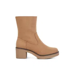 London Rag Women's Tan Casual Booties