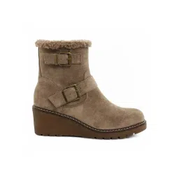 London Rag Women's Taupe Snow Boots