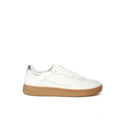 London Rag Women's White & Silver Sneakers