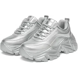 London Ultimate Silver Sneakers