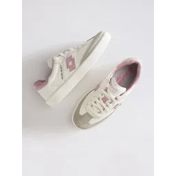 Lotto Brasil Select OG Women Colourblocked Leather Sneakers