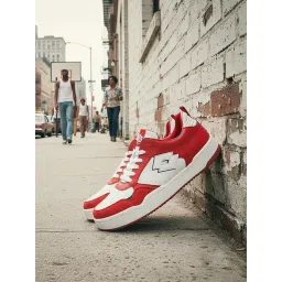 Lotto Men's Hoop Star OG Red Casual Sneakers