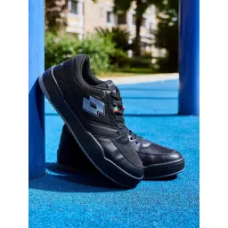Lotto Men's Hoop Star Urbano Black & CastleRock Sneakers