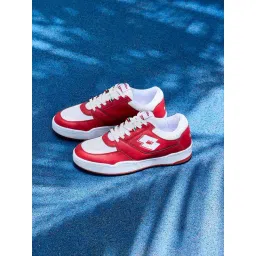 Lotto Men's Hoop Star Urbano Red & White Sneakers