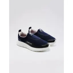 Lotto Women Flowalk Slip-on Navy Walking Shoes