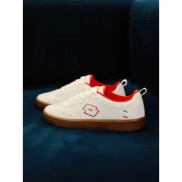 Lotto Women's Brasil Select Urbano White & Red Sneakers