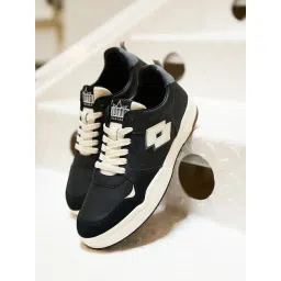 Lotto Women's Leggenda Hoop Star OG Black & White Sneakers