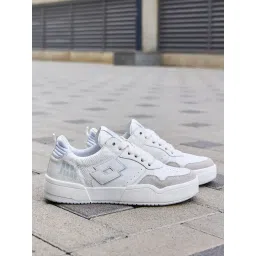 Lotto Women's Leggenda Hoop Star OG White & Grey Sneakers