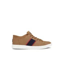 Louis Philippe Men's Brown Casual Sneakers