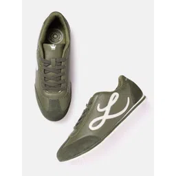 Louis Philippe Sport Men Brand Logo Detail Leather Everyday Sneakers