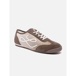 Louis Philippe Sport Men Printed Leather Sneakers