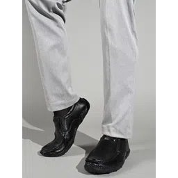 LOUIS STITCH Men Leather Casual Slip-Ons