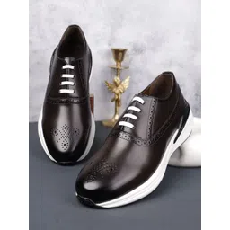 LOUIS STITCH Men Mexican Brown Leatherette Sneaker Cushioned Casual Shoes