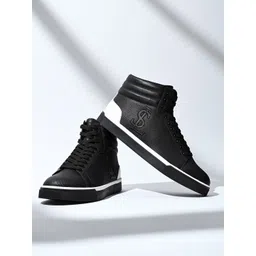 LOUIS STITCH Men Textured Lace-Ups Sneakers