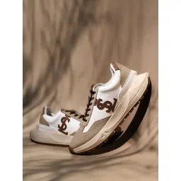 Louis Stitch Men's Beige Casual Sneakers