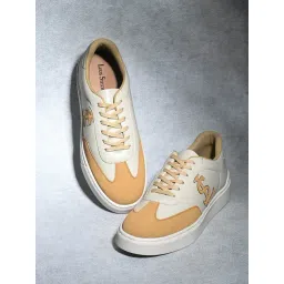Louis Stitch Men's Beige Casual Sneakers