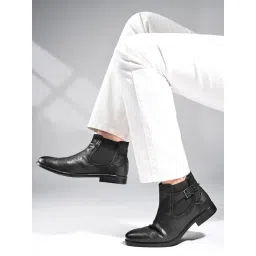 Louis Stitch Men's Black Chelsea Boots