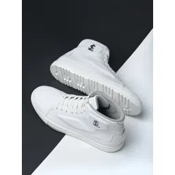 Louis Stitch Men's Canadian White Ankle High Sneakers