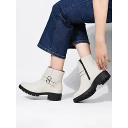 Louis Stitch Women's Beige Booties