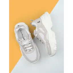 Louis Stitch Women's Beige Casual Sneakers