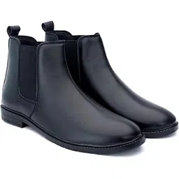 MacAli Men's Slip On Fashion Chelsea Boots | High Tops, Soft Cushioned Insole, Comfortable Fit, Trendy, Stylish Boots