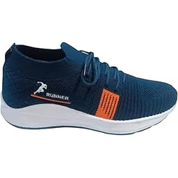 MANI Walk and WEAR | Men’s Sports Shoes – Lightweight Synthetic Upper with Durable PVC Sole for Running