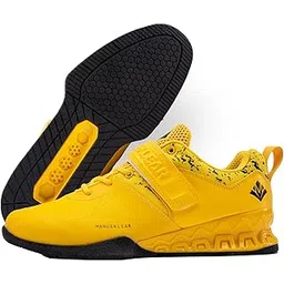 MANUEKLEAR Deadlift Shoes, Strong Anti-Slip Lifting Shoes for Men, Professional Training Weightlifting Shoes for Men and Women, Squat Shoes for Powerlifting with Rubber Non-Slip Sole