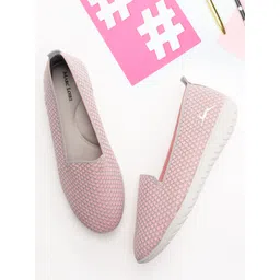 Marc Loire Women Pink Printed Ballerinas Flats