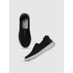 Marc Loire Women Round Toe Memory Foam Textile Slip-On Sneakers