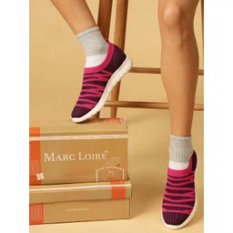 Marc Loire Women Woven Design Slip-On Sneakers