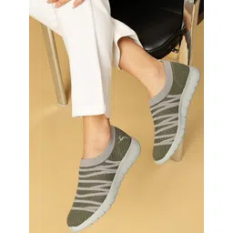 Marc Loire Women Woven Design Slip-On Sneakers