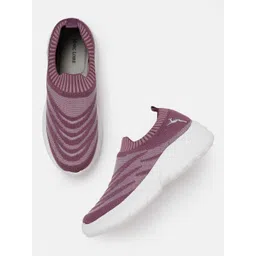 Marc Loire Women Woven Design Slip-On Sneakers