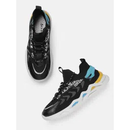 Mast & Harbour Men Lace-Up Textured Sneakers